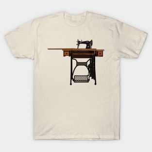 Sewing machine cartoon illustration T-Shirt